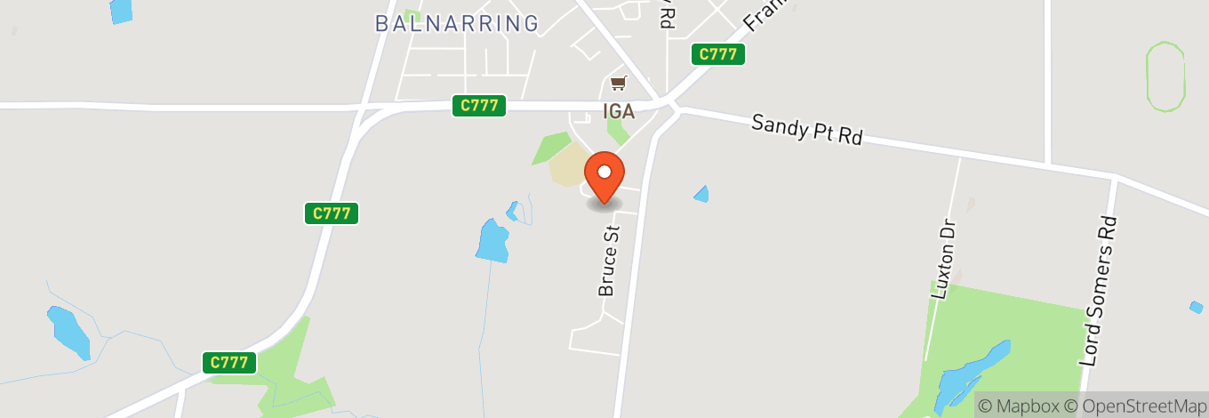 Map of Balnarring Bowls & Social Club