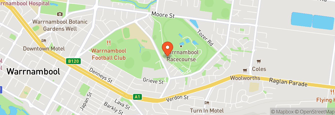 Map of Warrnambool Racing Club