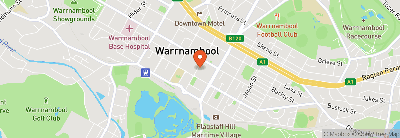 Map of Warrnambool Laneway Bar