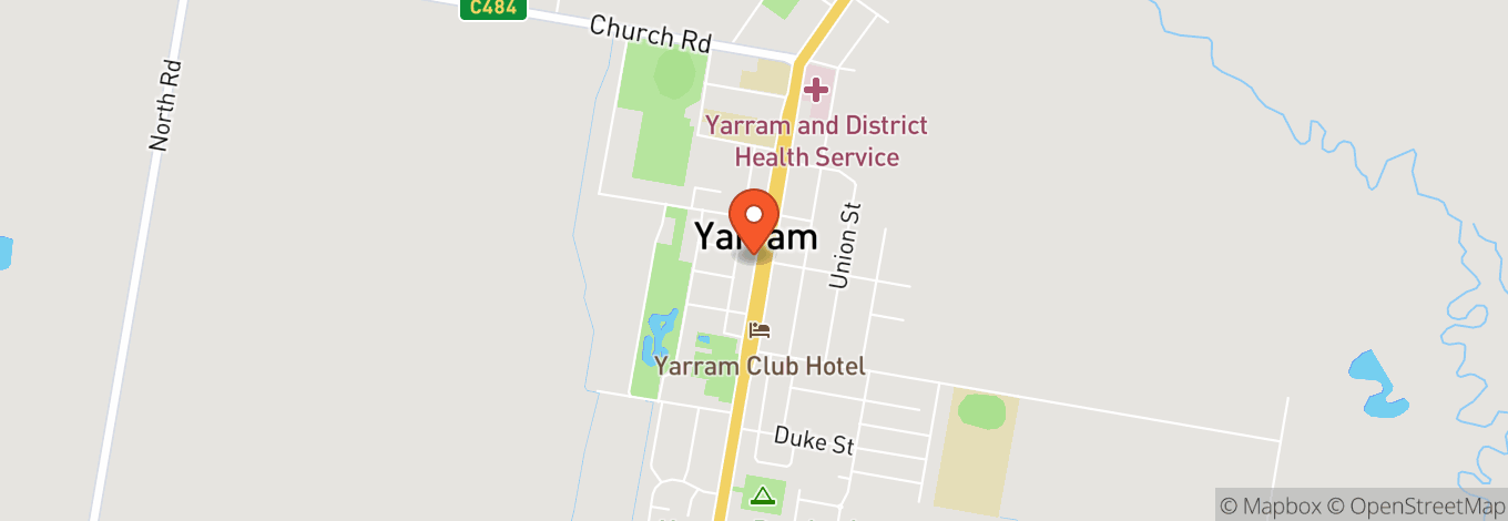 Map of Regent Theatre Yarram