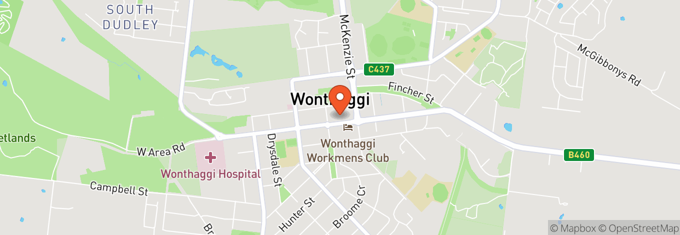 Map of Wonthaggi Union Community Arts Centre