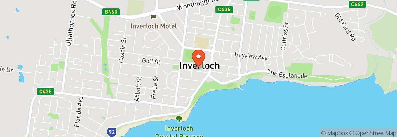 Map of Inverloch Community Hub