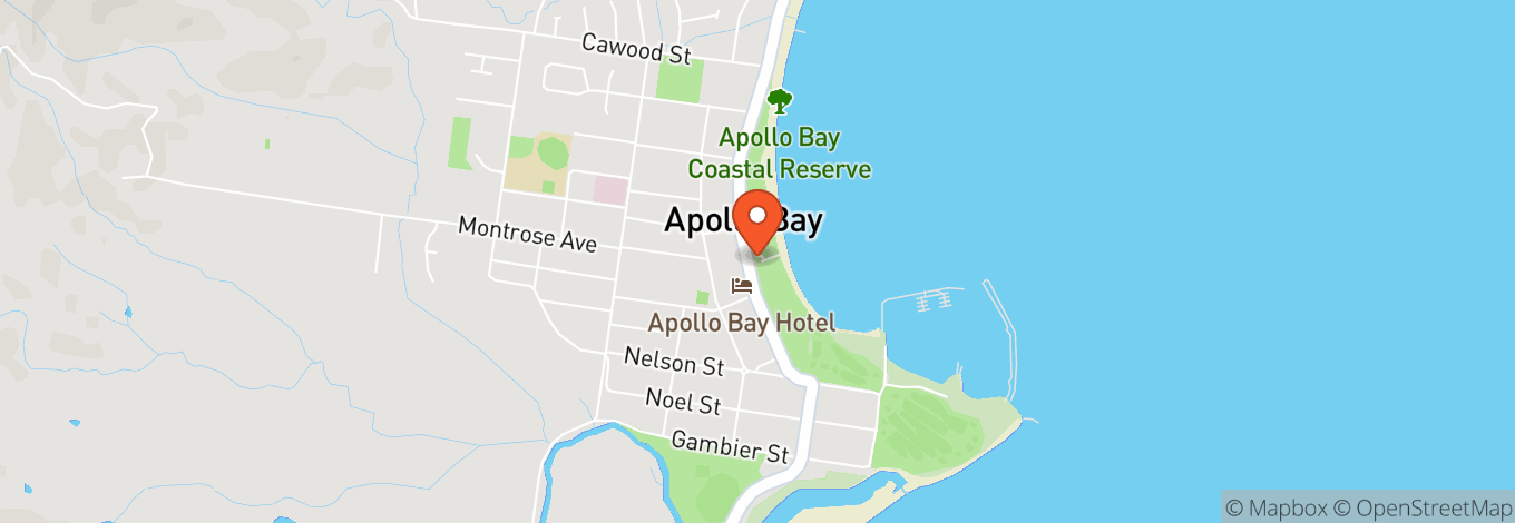 Map of Apollo Bay Surf Lifesaving Club