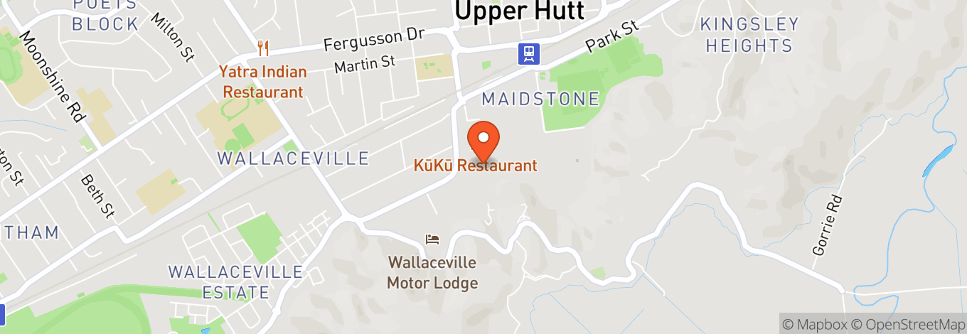 Map of Brewtown Upper Hutt