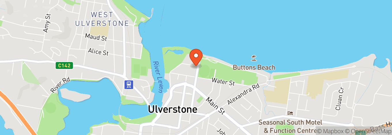 Map of Ulverstone Sound Shell