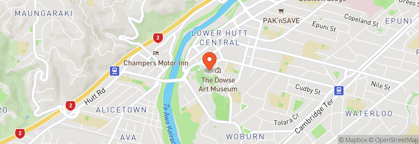 Map of Lower Hutt Events Centre