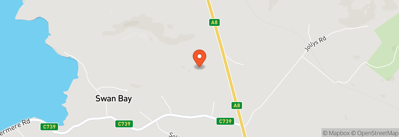 Map of Swan Bay Campground