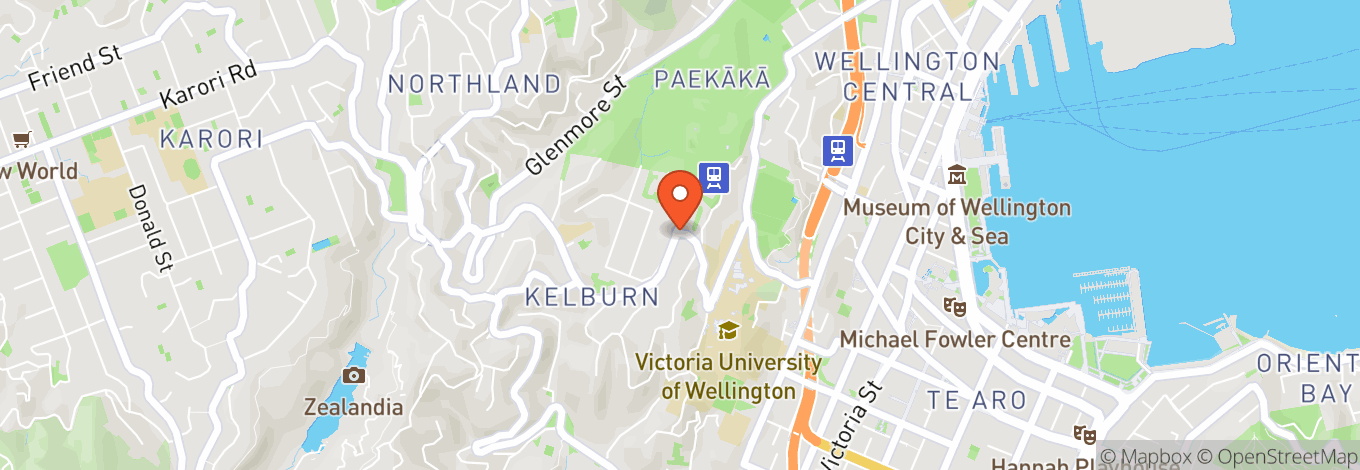 Map of The Hub, Victoria University