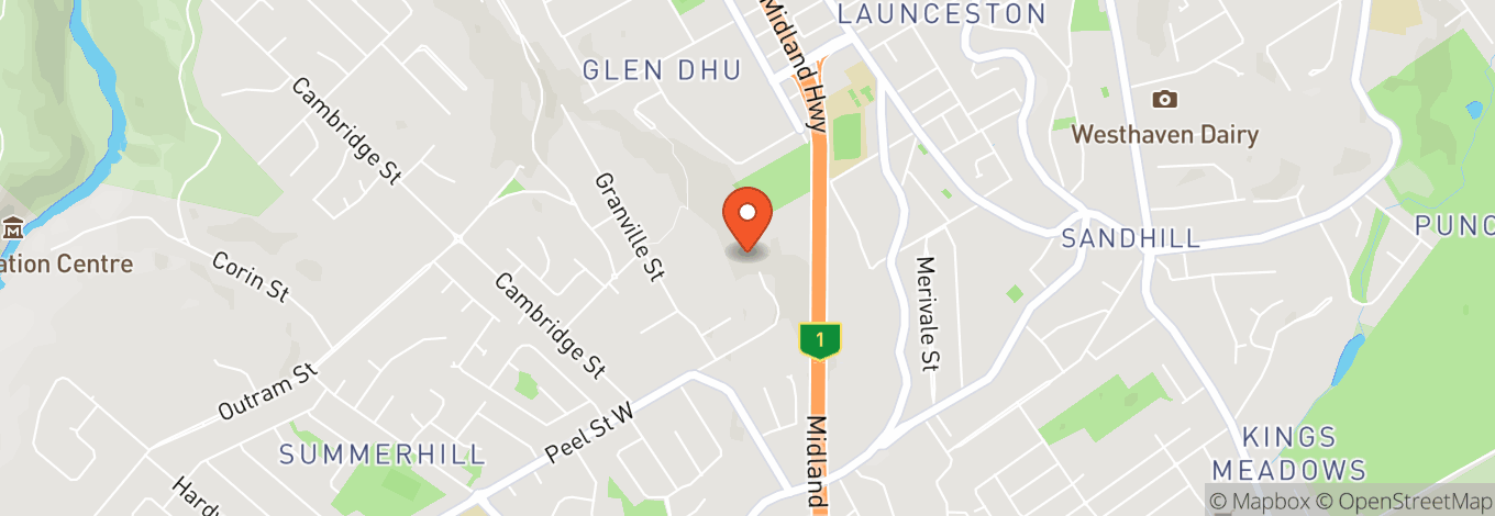 Map of Launceston Conference Centre
