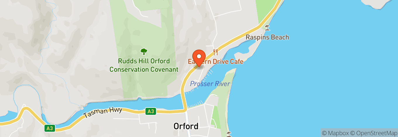 Map of Orford Blue Waters