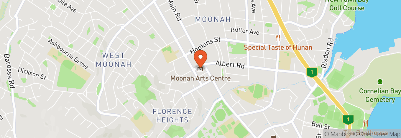 Map of Moonah Arts Centre