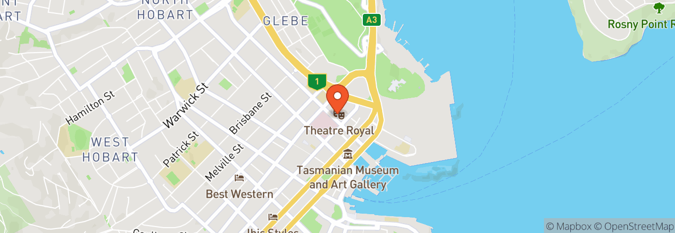 Map of Theatre Royal