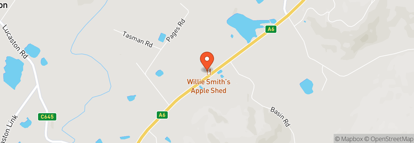 Map of Willie Smith's Apple Shed
