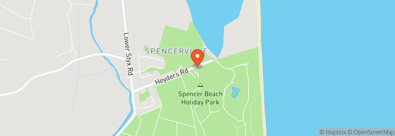Map of Spencer Beach Holiday Park