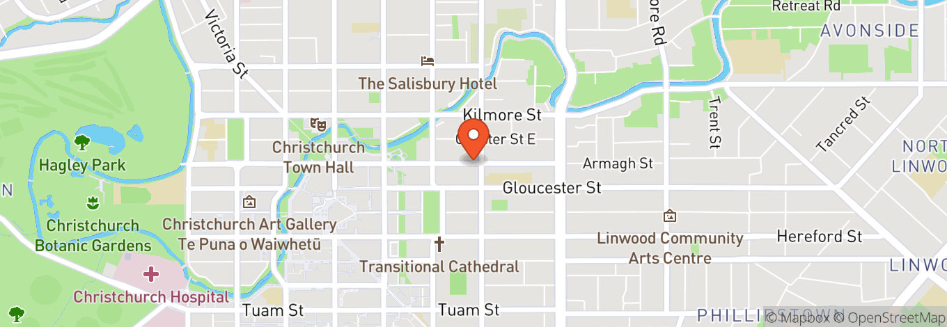 Map of Hagley Park Special Events Area