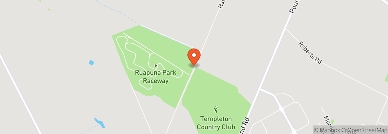 Map of Ruapuna Raceway