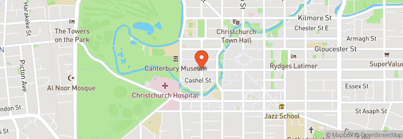 Map of Tba, Christchurch