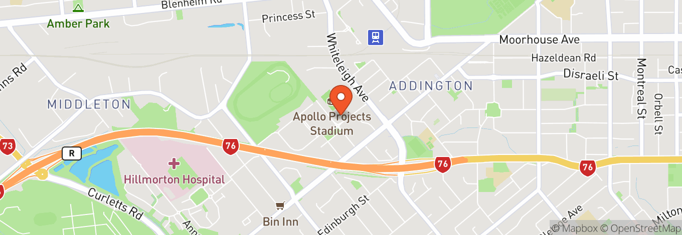 Map of Apollo Projects Stadium
