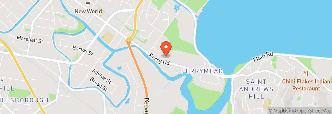 Map of The Good Home Ferrymead