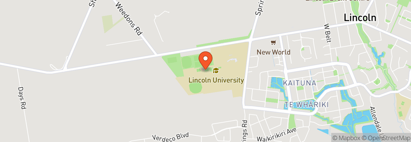 Map of Lincoln University