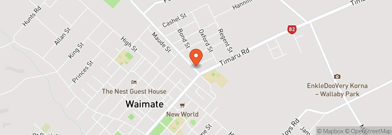 Map of Regent Theatre (Waimate)