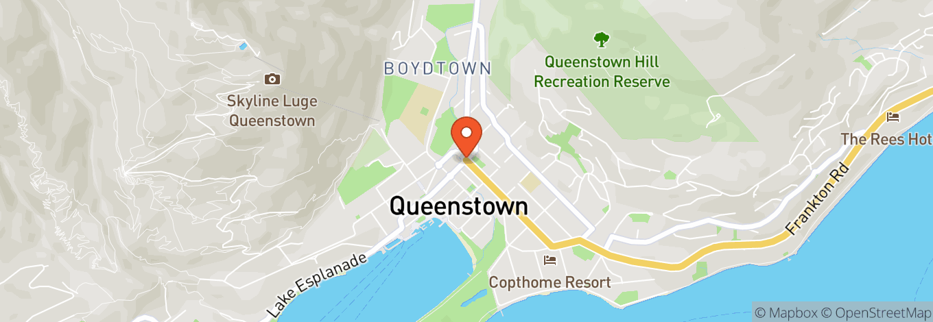 Map of Snow Machine Queenstown