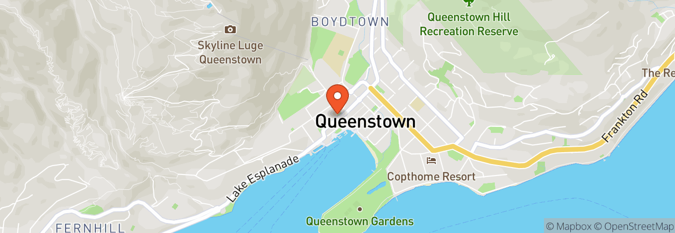 Map of Loco Queenstown