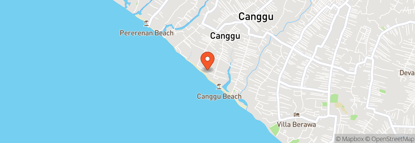 Map of The Lawn Canggu