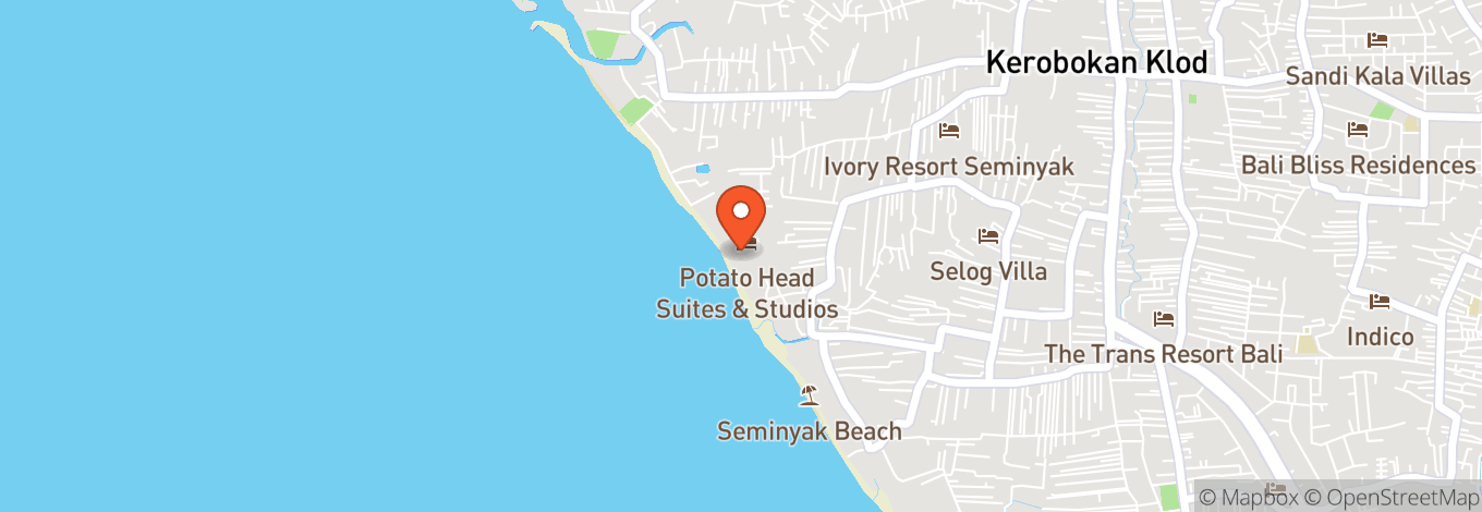 Map of Desa Potato Head