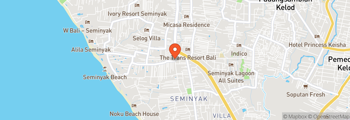 Map of The Stage Bali