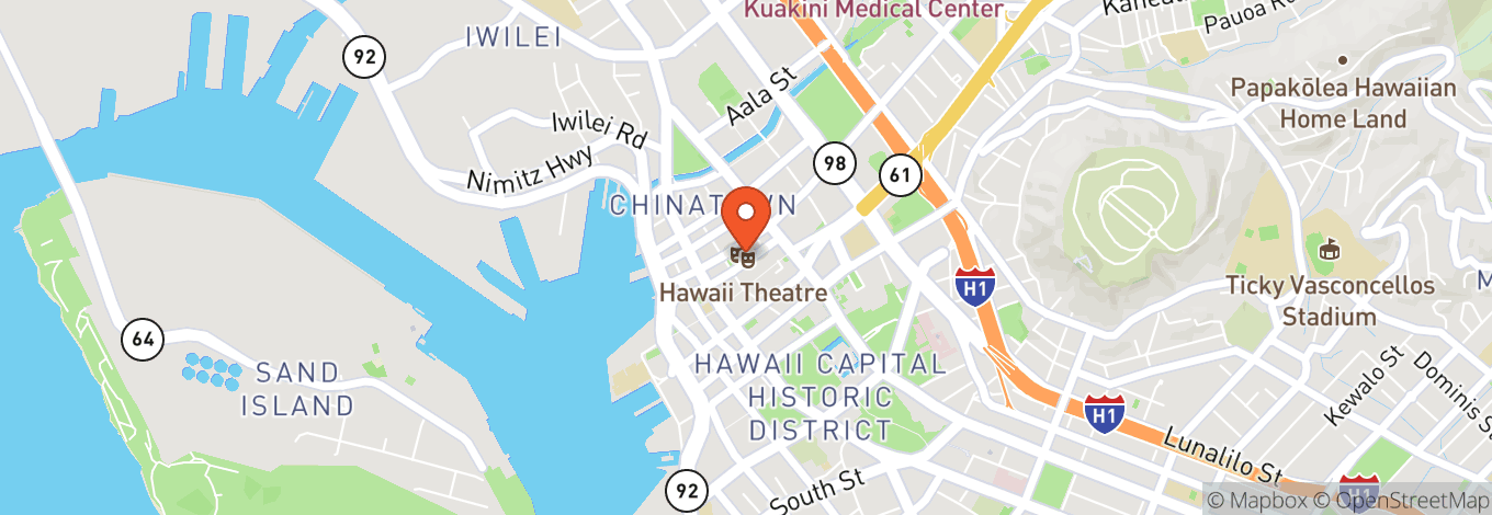 Map of Hawaii Theatre