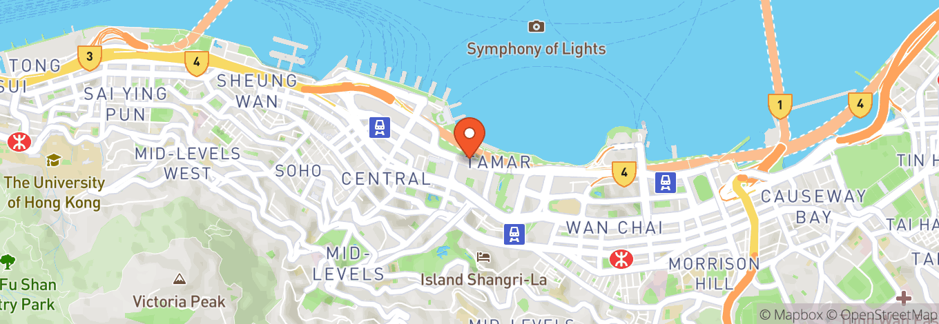 Map of Central Harbourfront Event Space