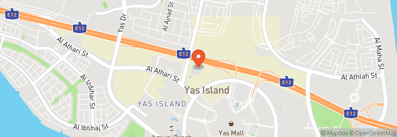 Map of Yas Marina Circuit