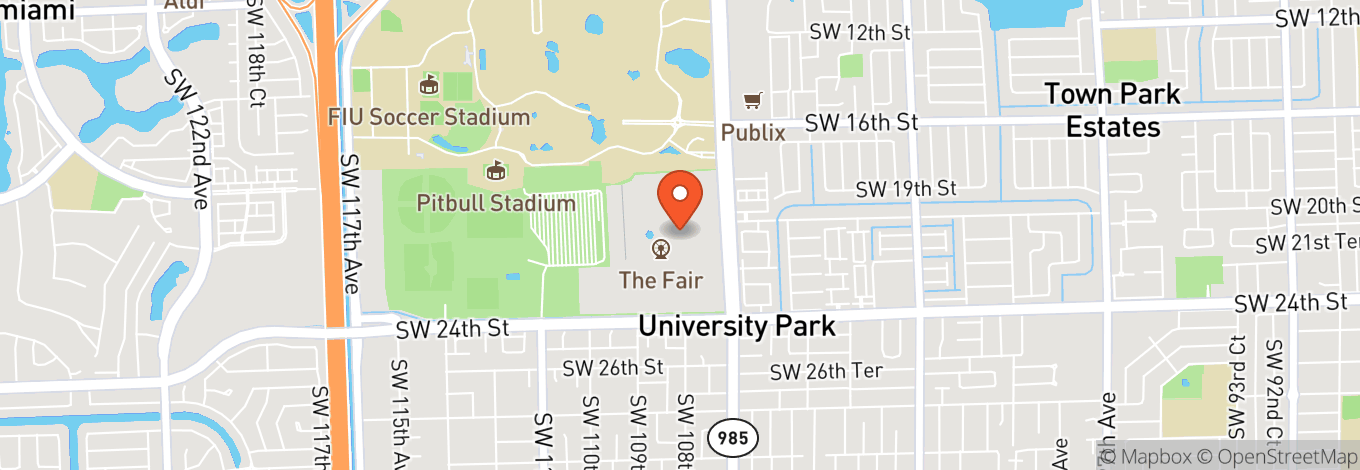 Map of Miami Dade County Fair & Expo Center