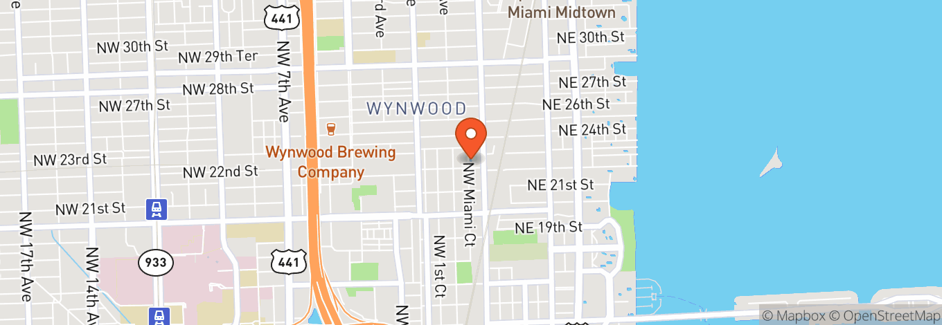 Map of Midline Miami