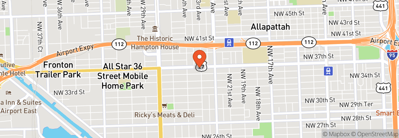 Map of Studio 60 Miami