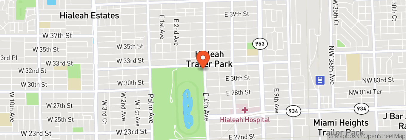 Map of 3100 E 4Th Ave