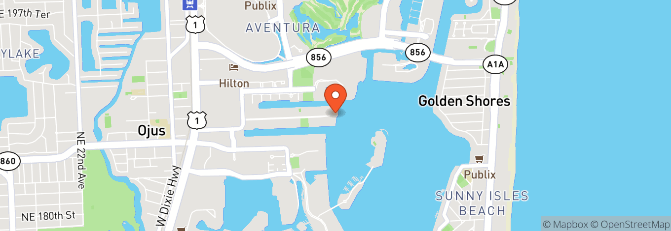 Map of Aventura Arts & Cultural Center