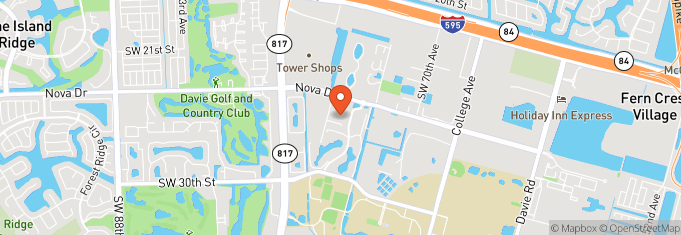 Map of Rose & Alfred Miniaci Performing Arts Center