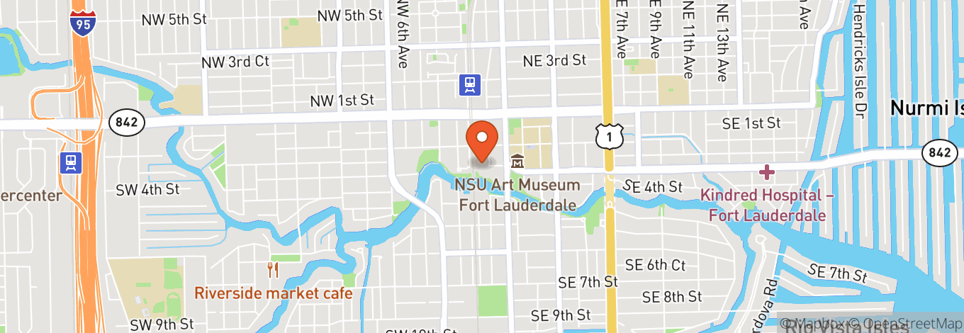 Map of Downtown Fort Lauderdale
