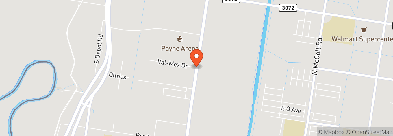 Map of Payne Arena