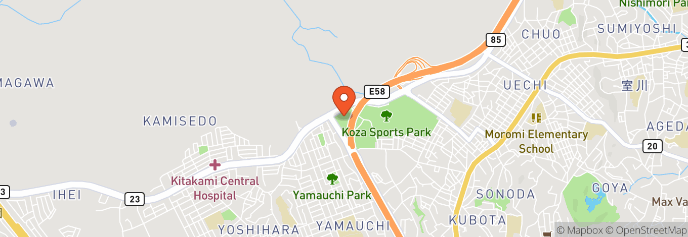 Map of Okinawa SUNTORY Arena