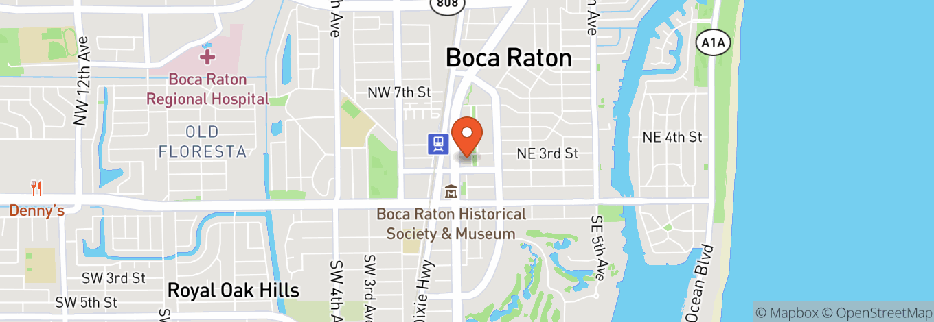 Map of The Studio at Mizner Park