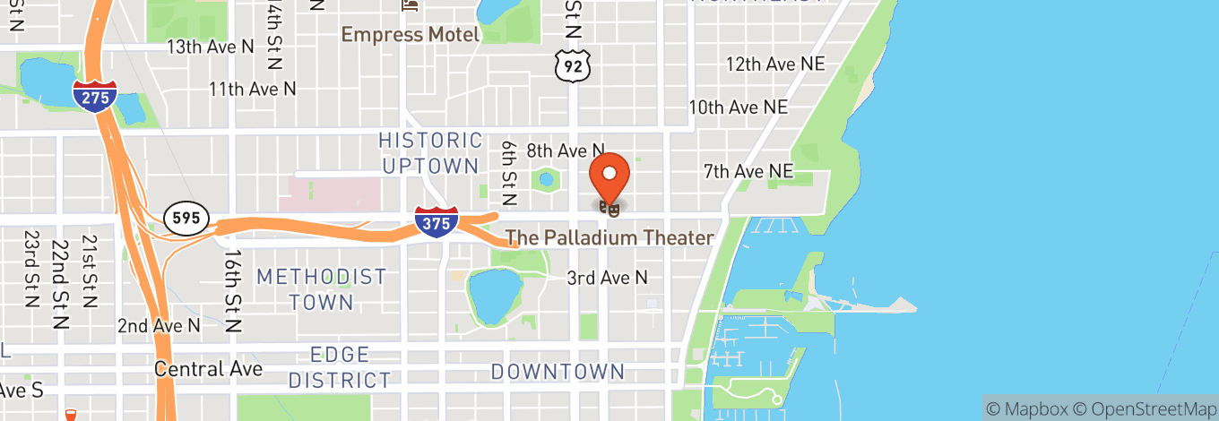 Map of Palladium Theater St. Petersburg