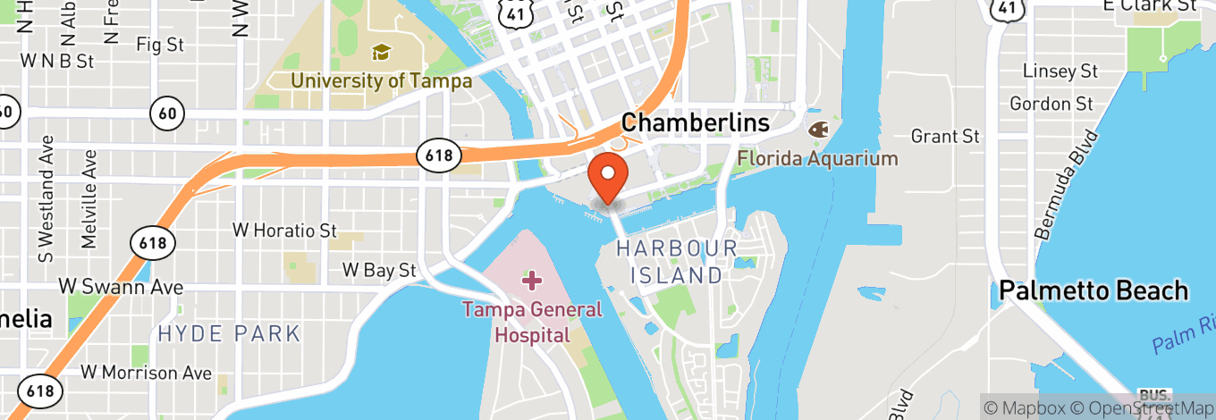Map of Tampa Convention Center