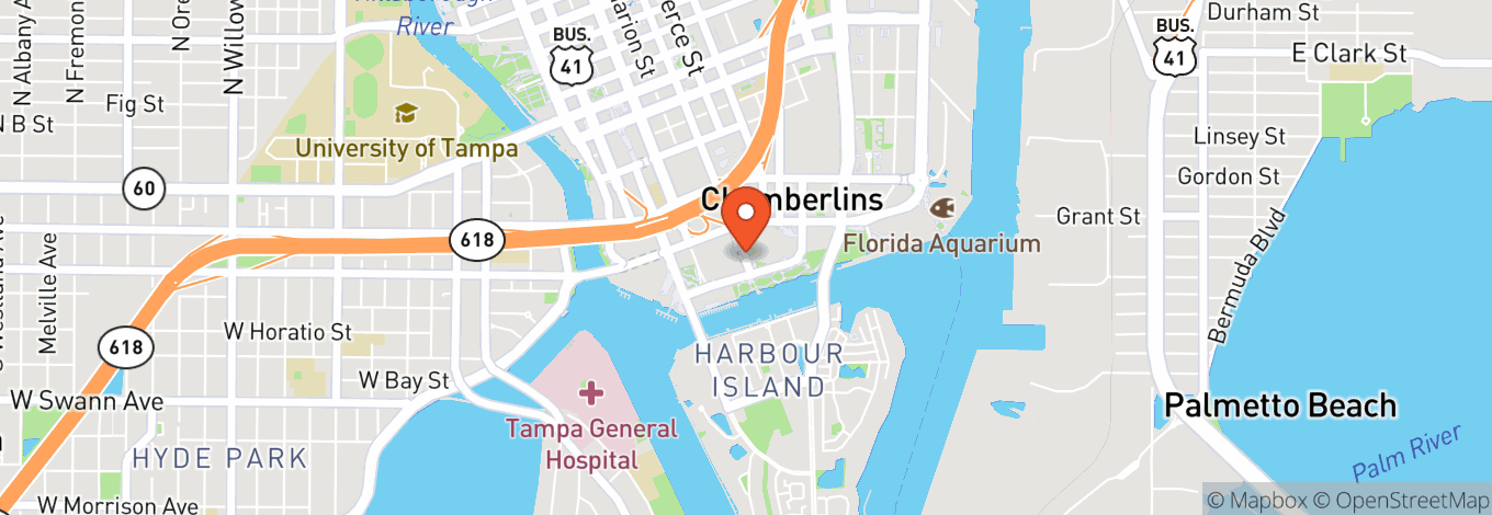 Map of Benchmark International Arena