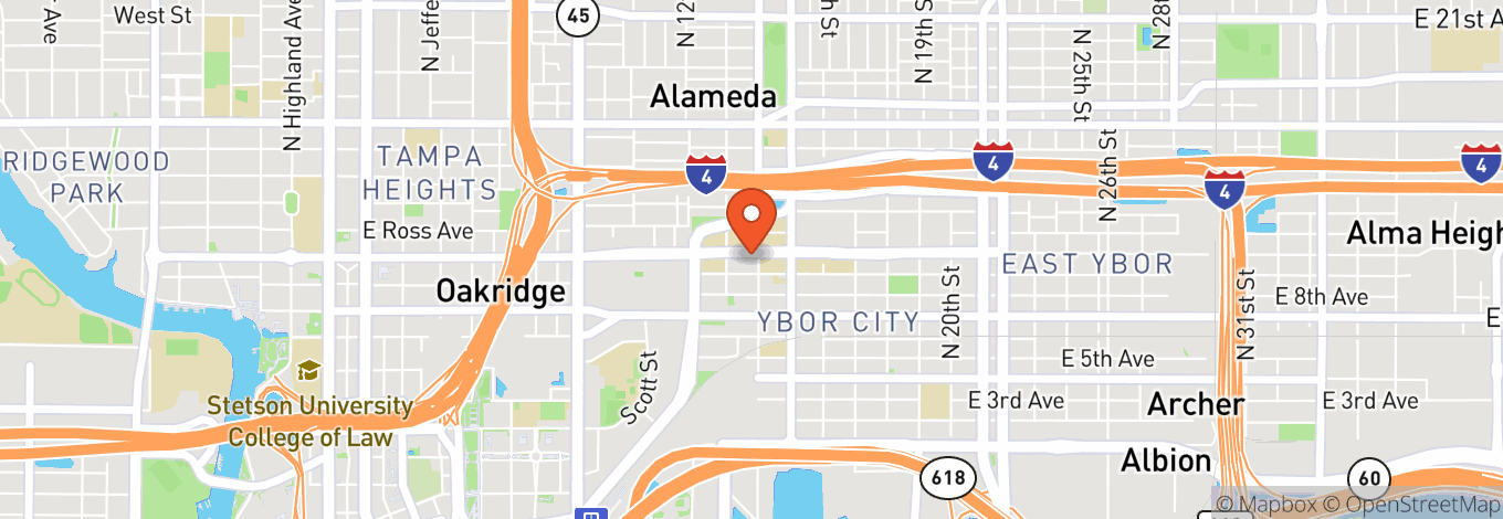 Map of The Cuban Club