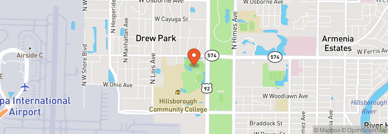 Map of George Steinbrenner Field