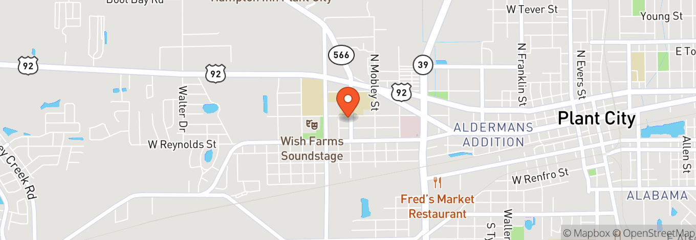 Map of Florida Strawberry Festival