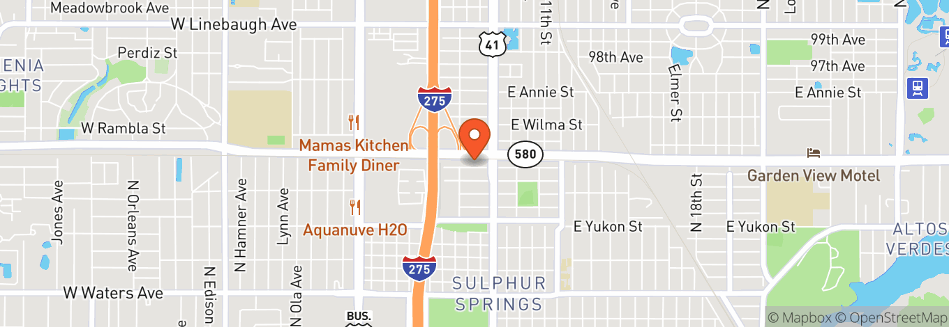 Map of New World Tampa